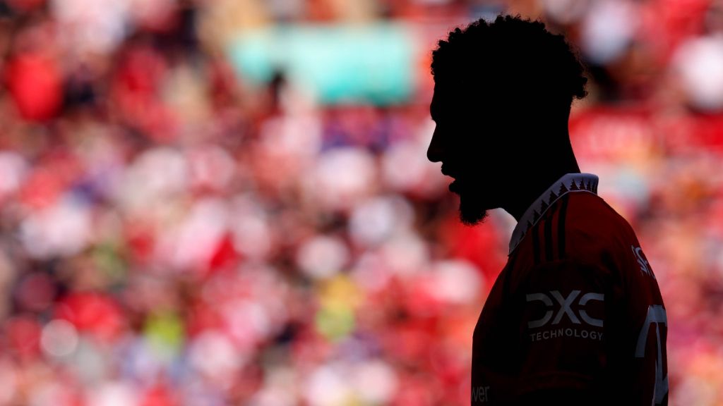 Jadon Sancho en un partido del Manchester United. (Fuente: Cordon Press)