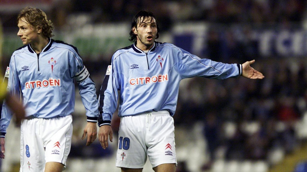  Karpin y Mostovói, en su etapa en el Celta.