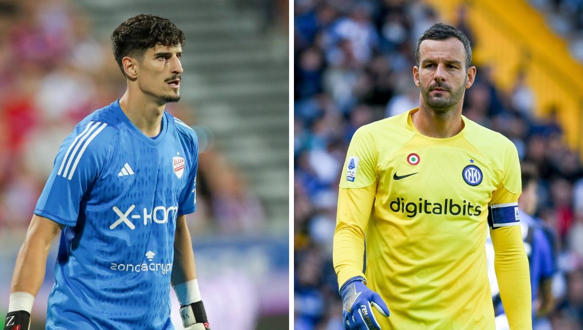 A la izquierda, Vladan Kovacevic; a la derecha, Samir Handanovic (Fotos: CordonPress).