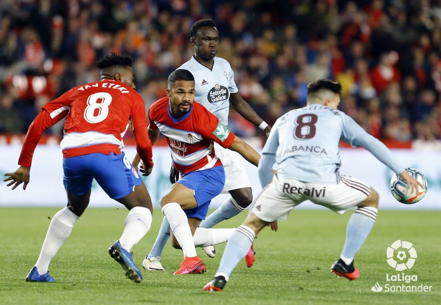  Lance del Granada-Celta en Los Cármenes.