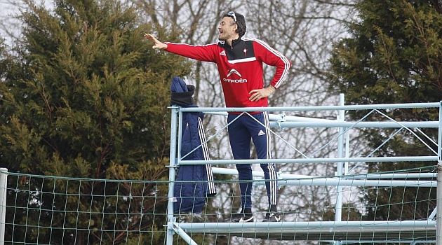  Luis Enrique en A Madroa.