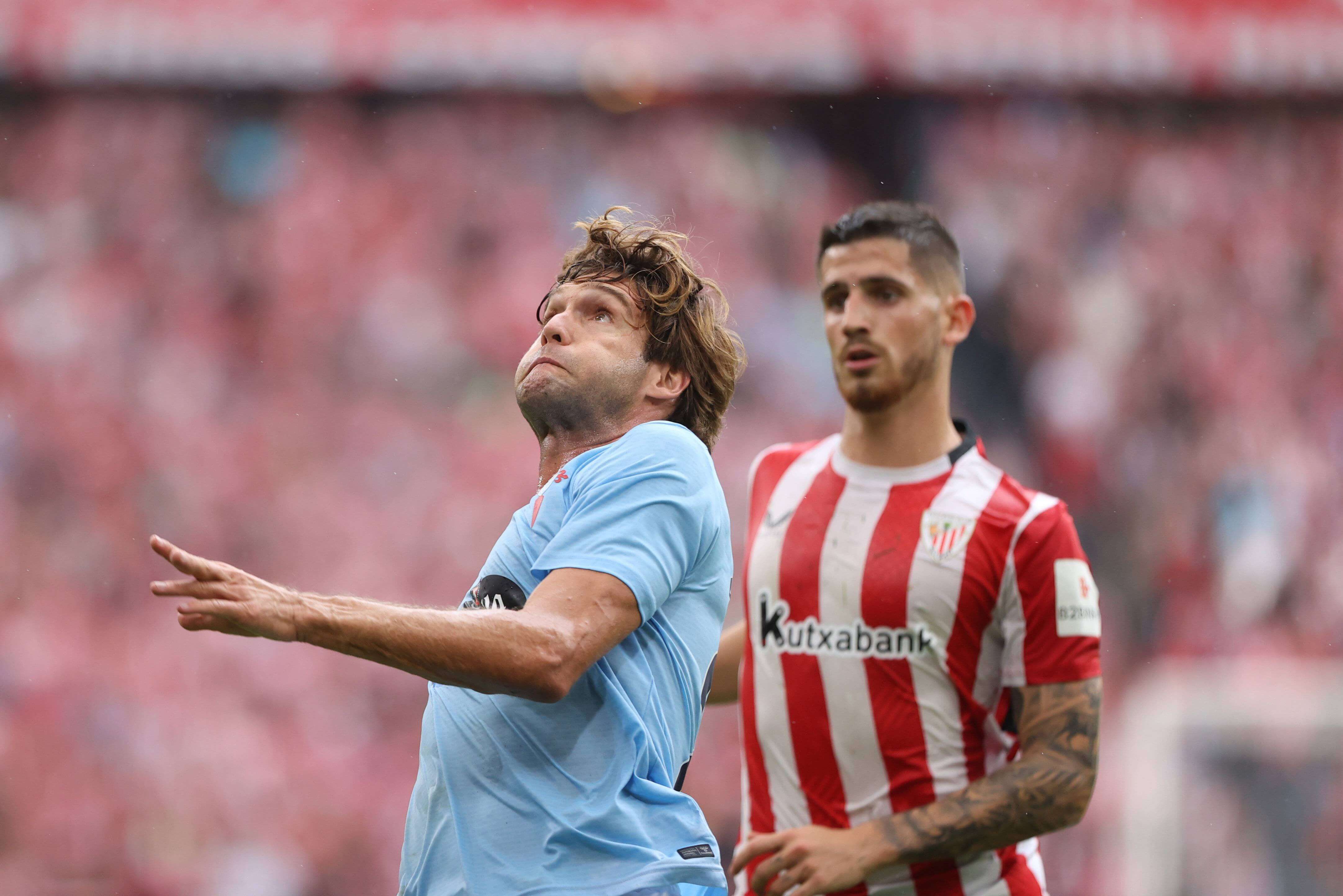  Marcos Alonso, durante el Athletic-Celta.