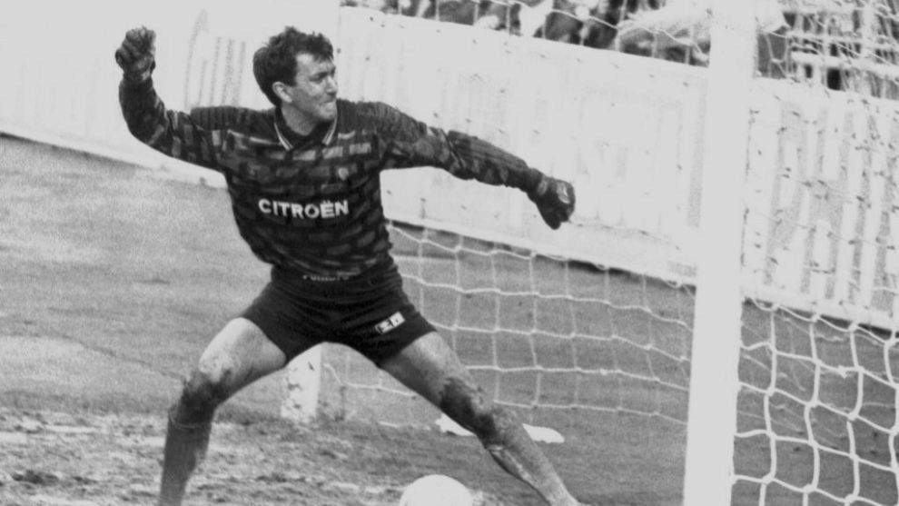  Javier Maté, portero del Celta de 1981 a 1993.