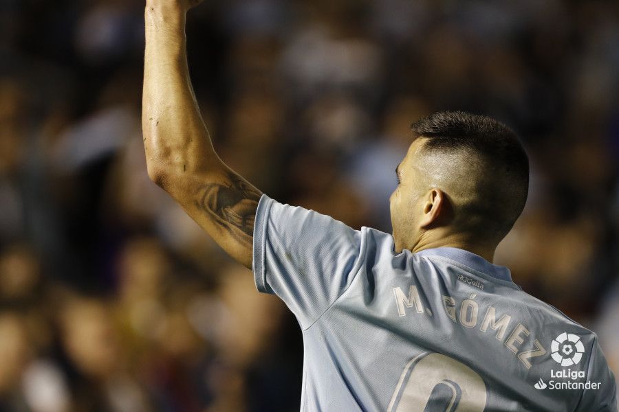  Maxi Gómez celebra su gol.