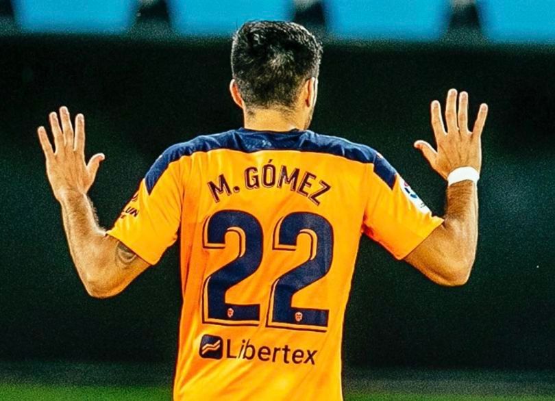  Maxi Gómez no celebró su gol ante el Celta