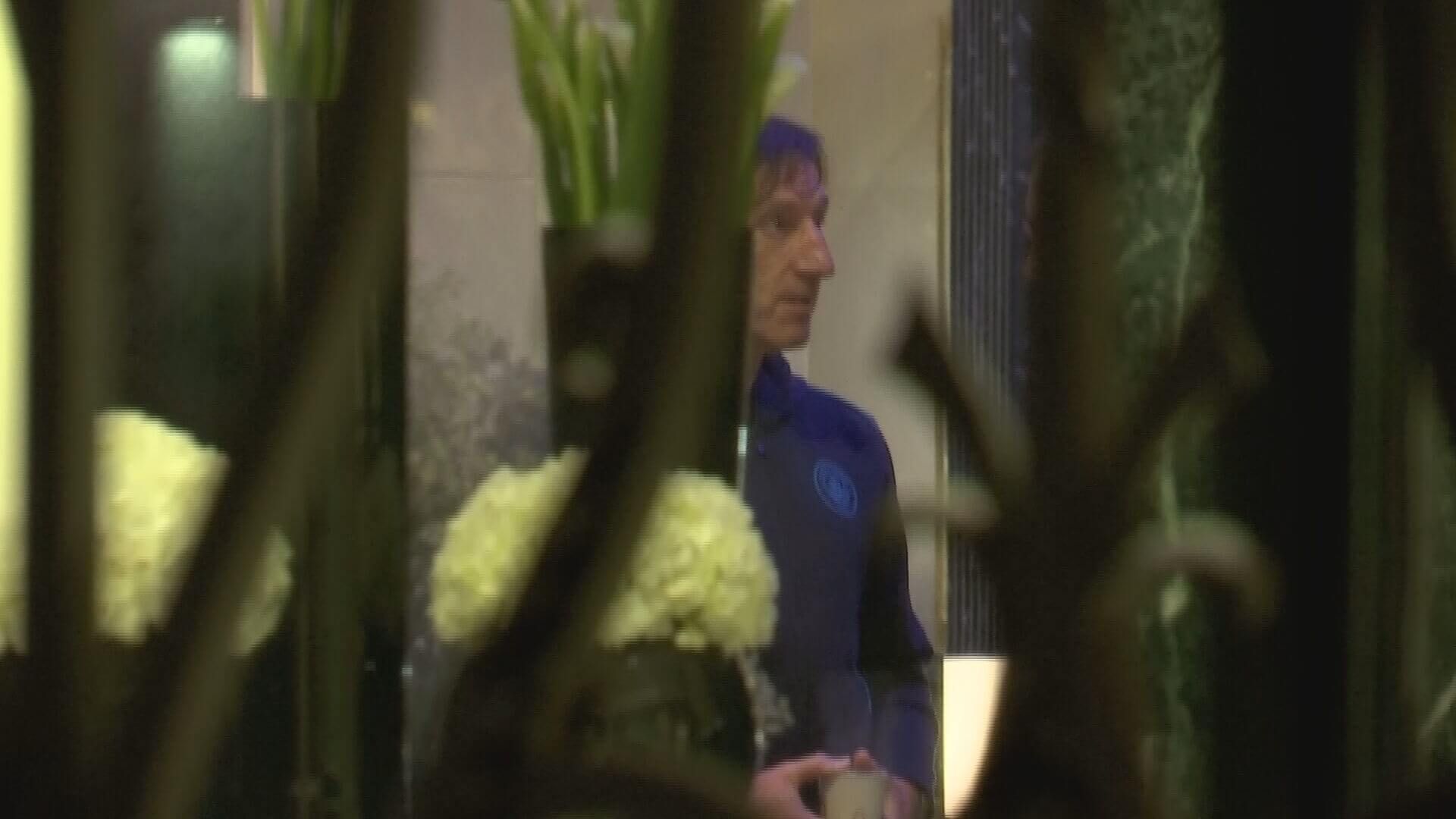  Luka Modric llegando al hotel del Manchester City