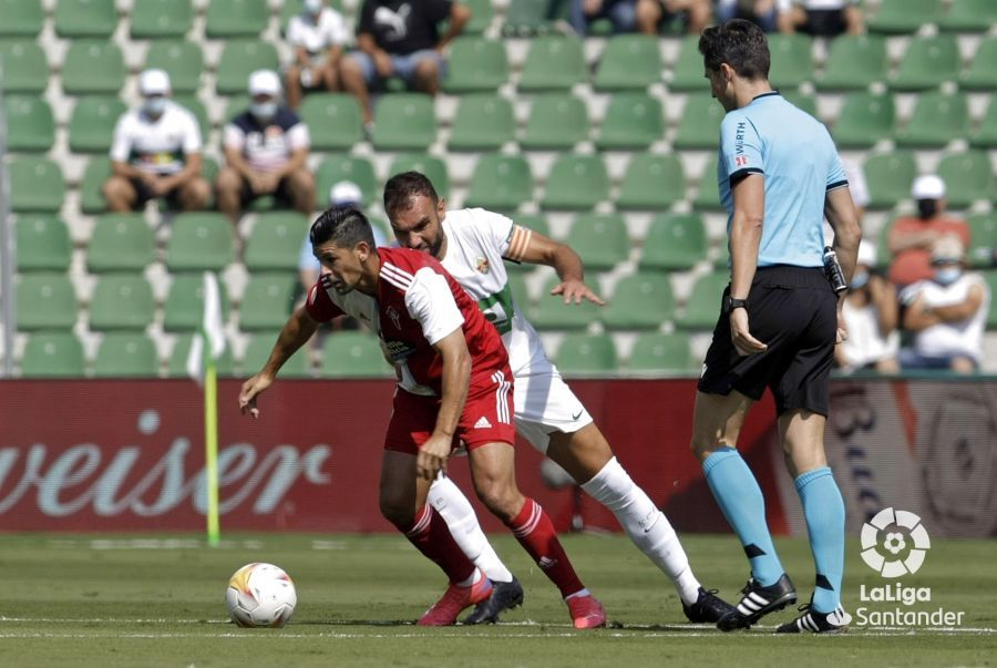  Nolito, durante el Elche-Celta.