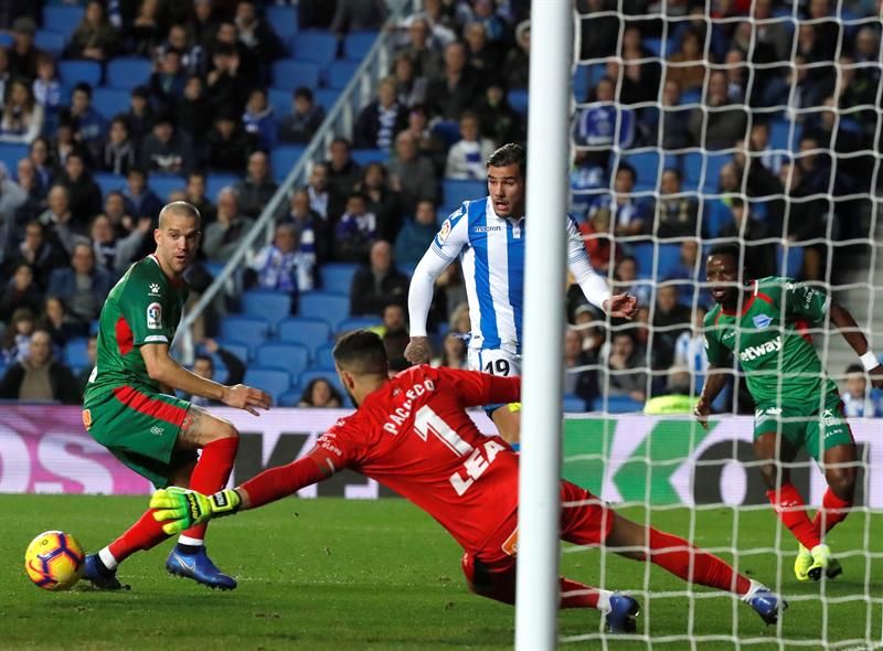  Pacheco, en un partido del Alavés.