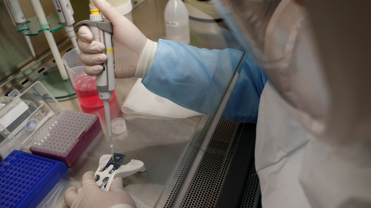  Laboratorio realizando prueba PCR.