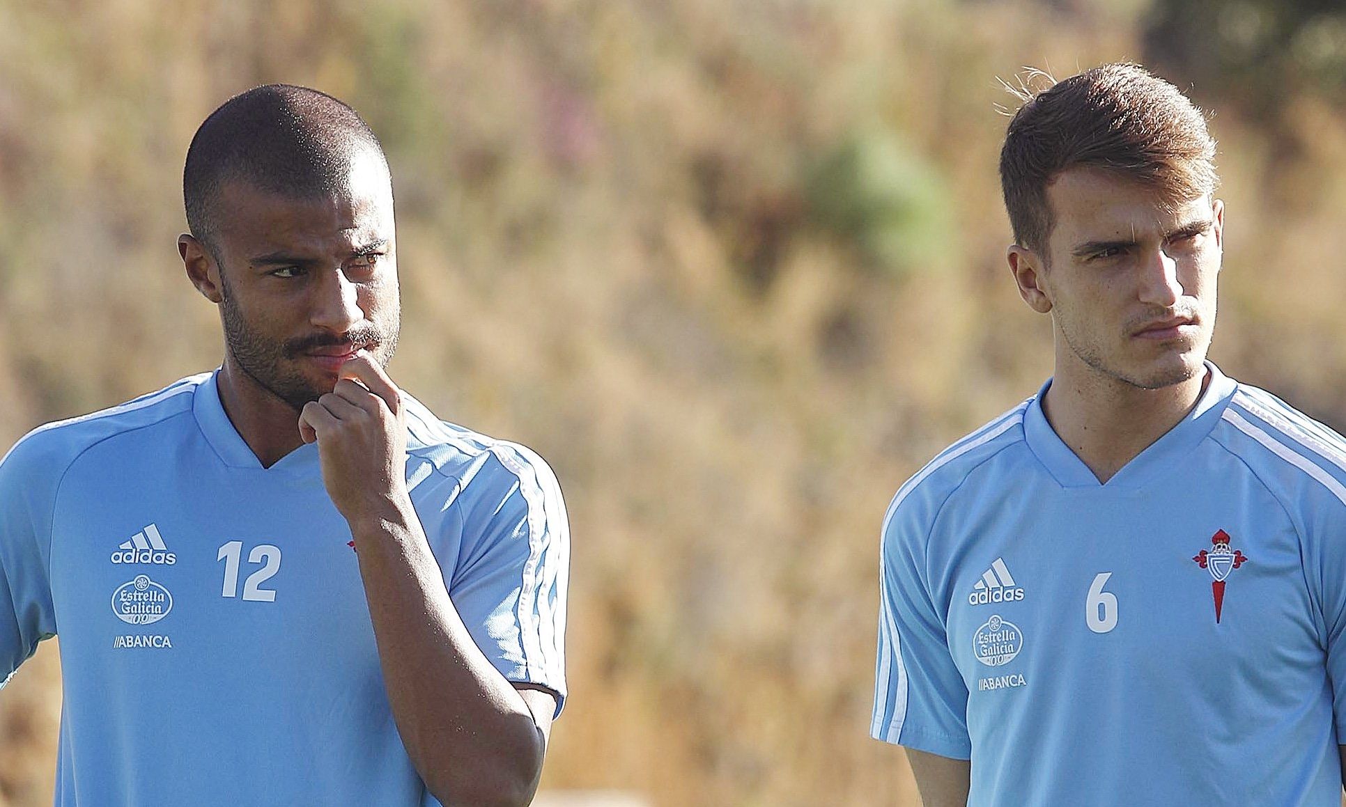  Rafinha, junto a Denis Suárez en su regreso al Celta.