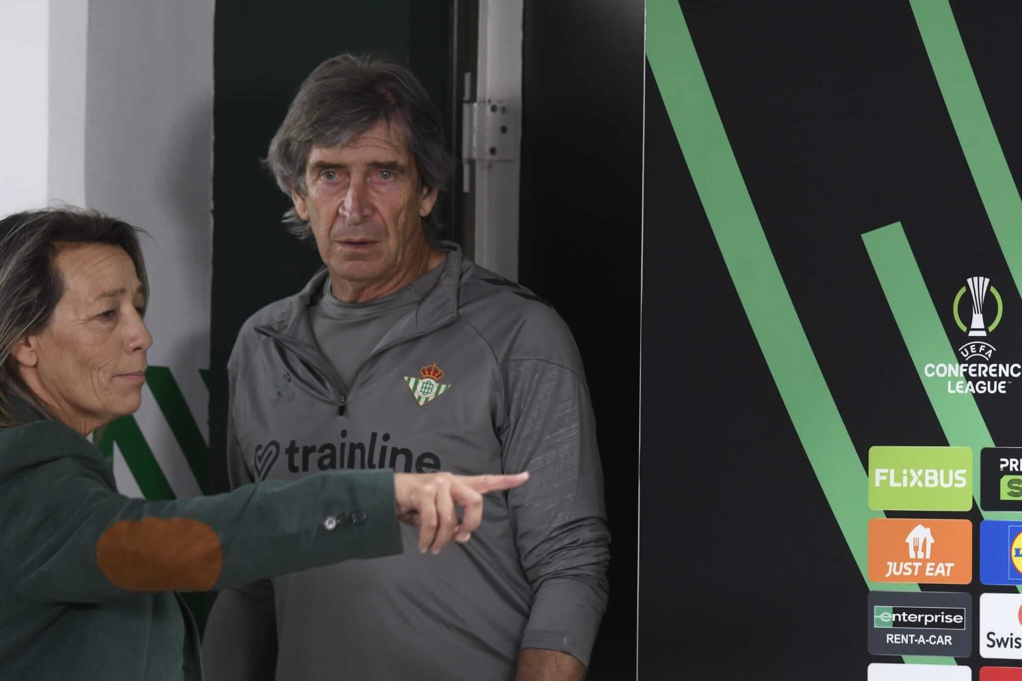  Manuel Pellegrini, en la rueda de prensa previa al partido ante el Jagiellonia