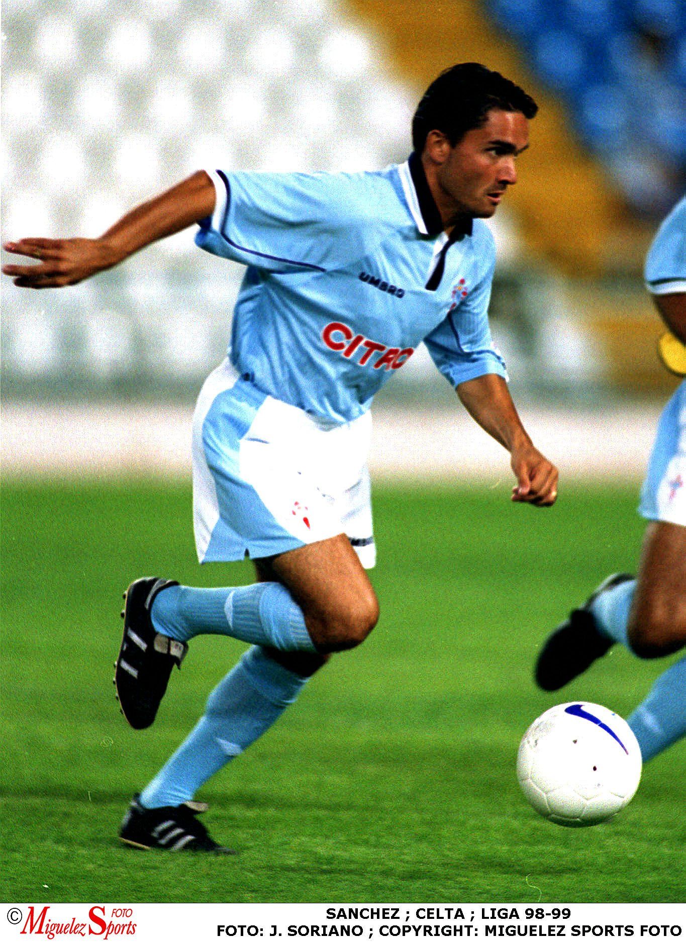  Juan Sánchez en su etapa en el Celta.