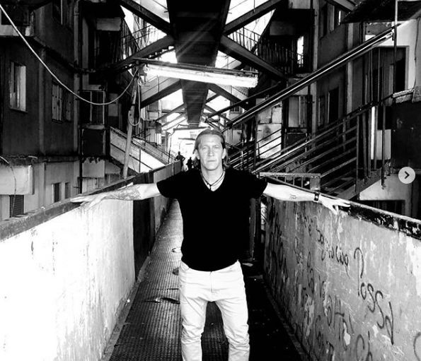 Michel Salgado en Scampia.