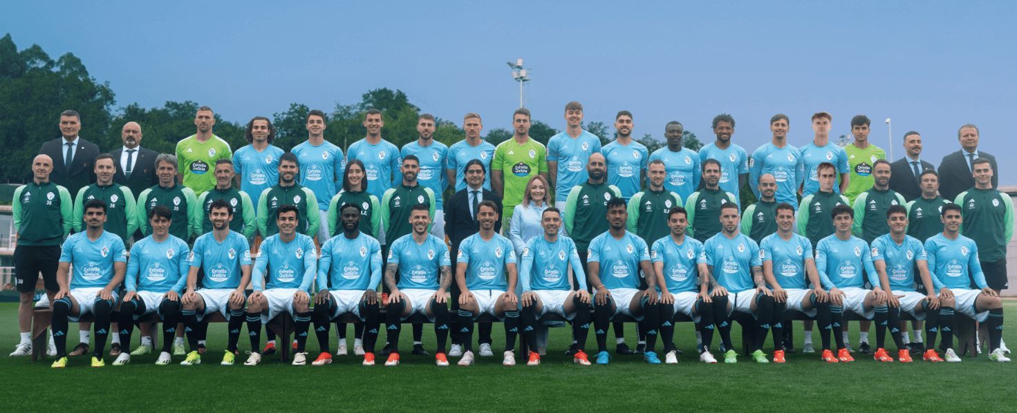  Plantilla del Celta de la temporada 2023/24.