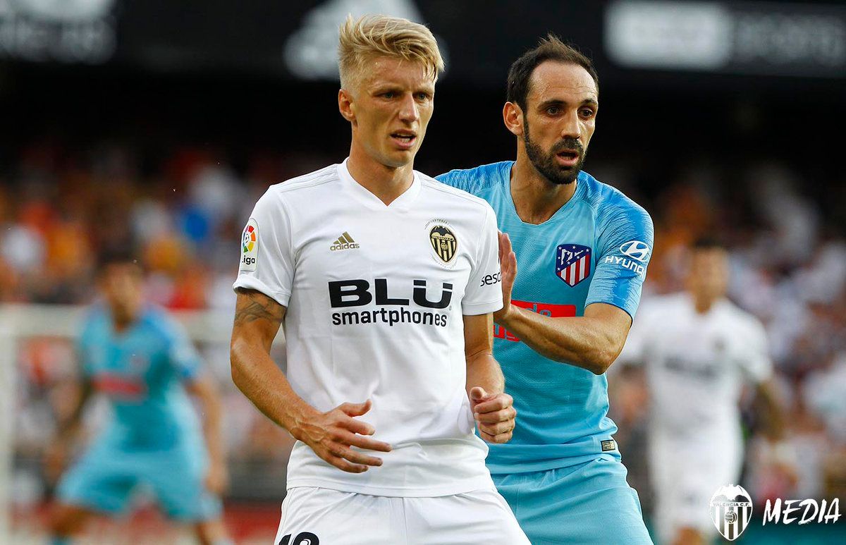  Wass ante el Atlético.