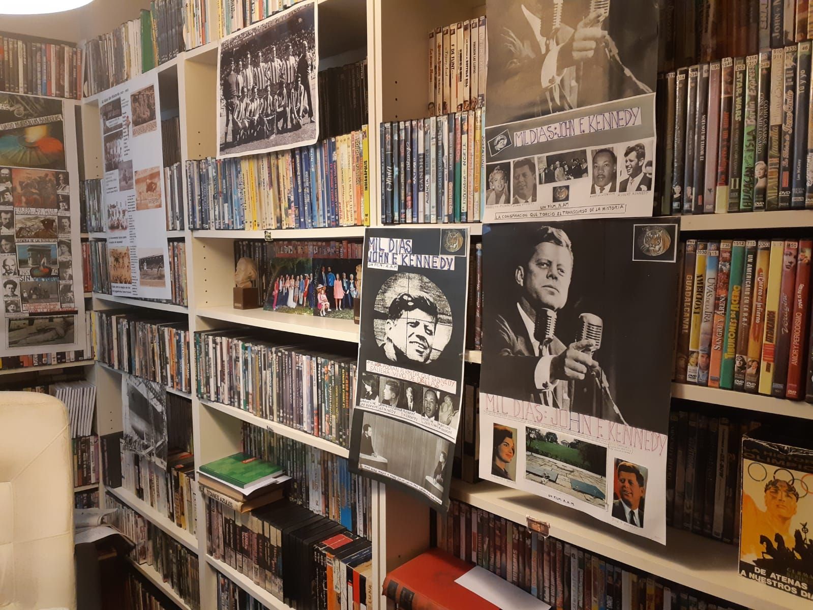 El cine, la gran pasión de Padrón.