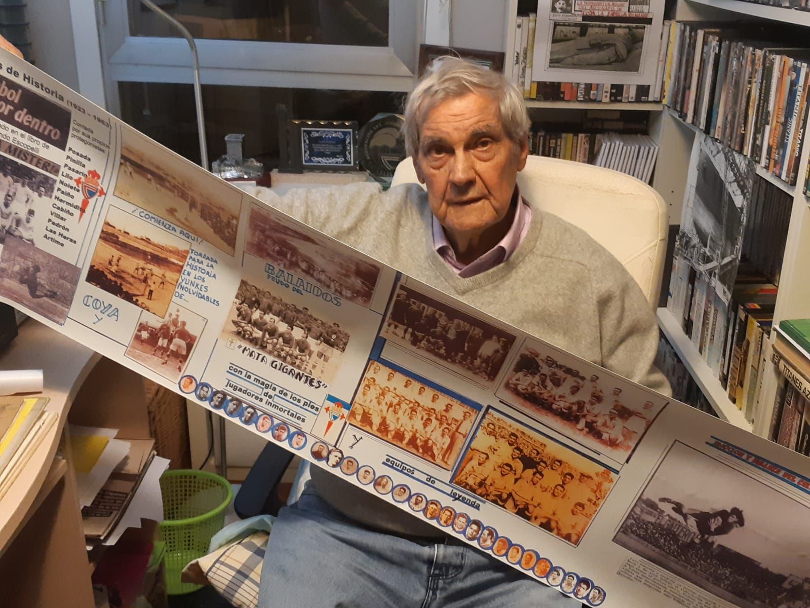  Padrón, exportero del Celta, en su casa en Bouzas.