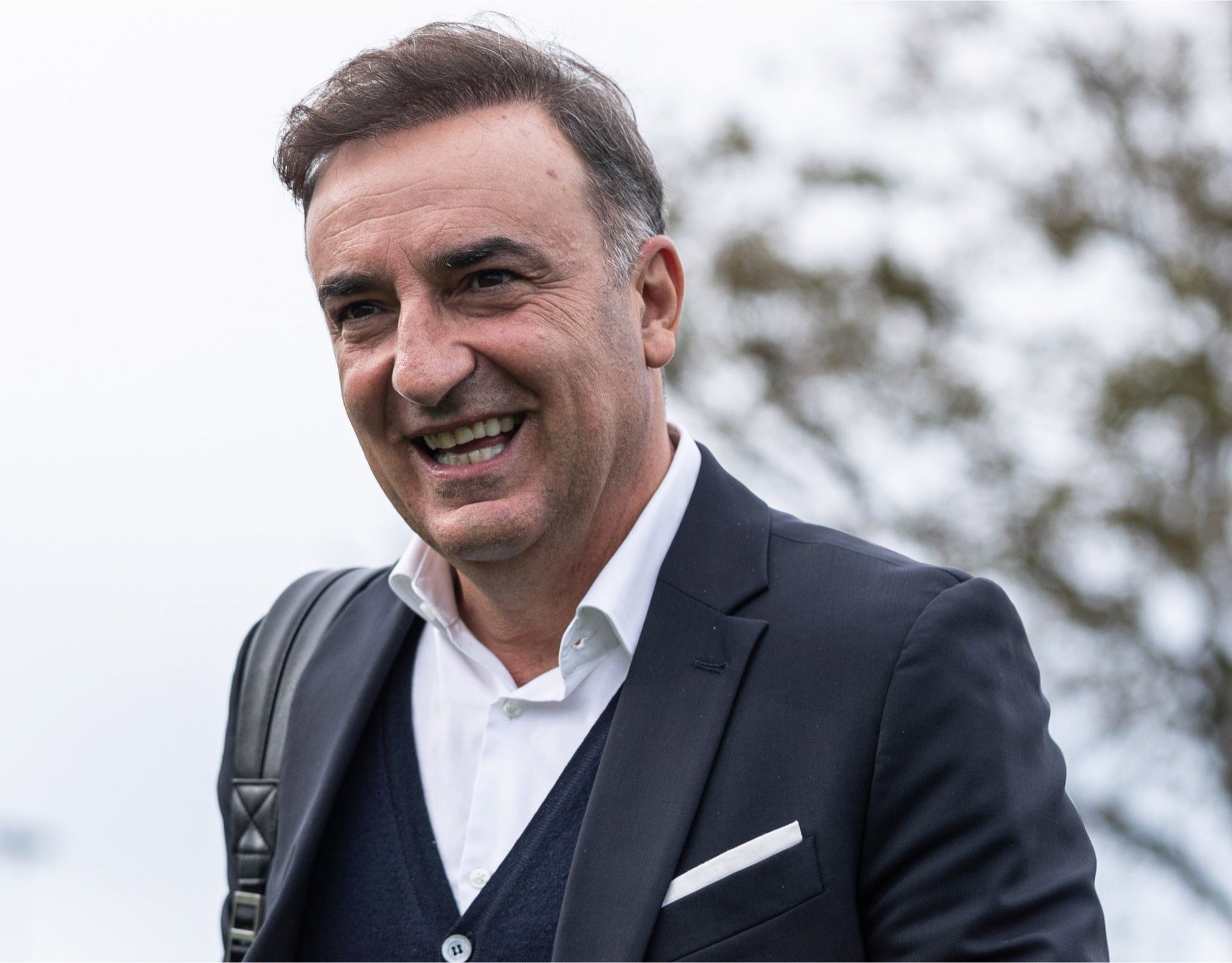  Carvalhal en su primer día como celeste.