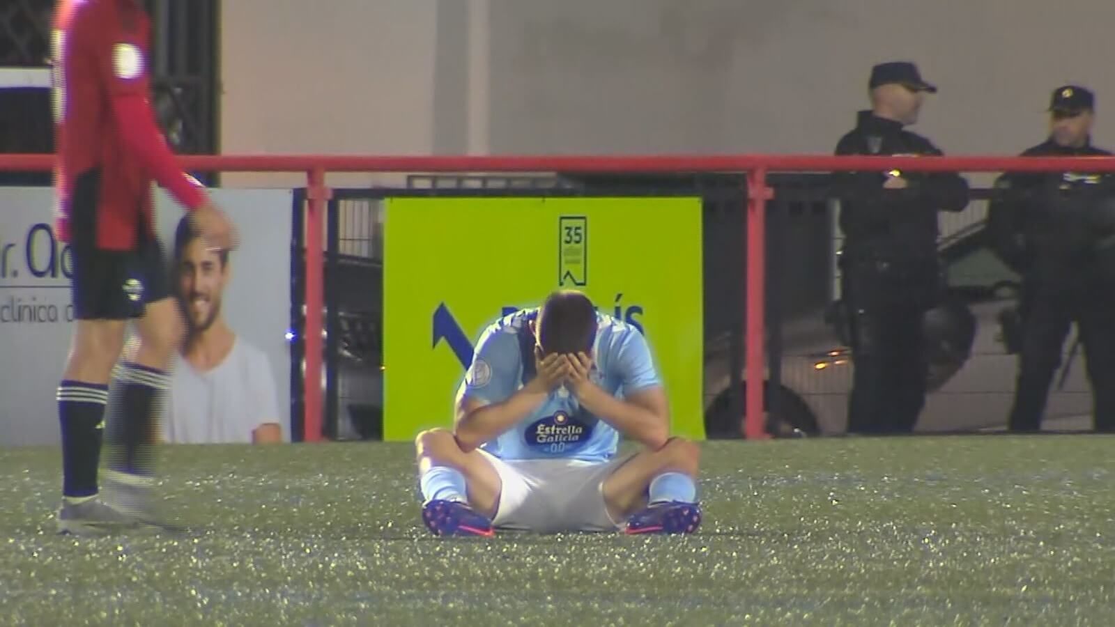 Sergio Carreira lesionado.