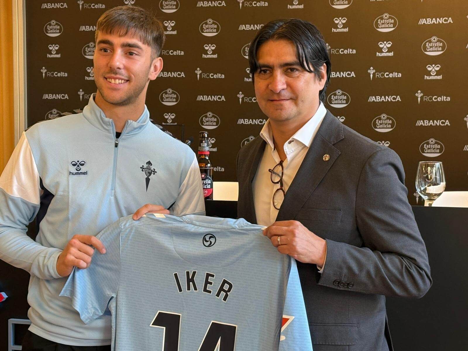 Iker Losada en su presentación con Marco Garcés.