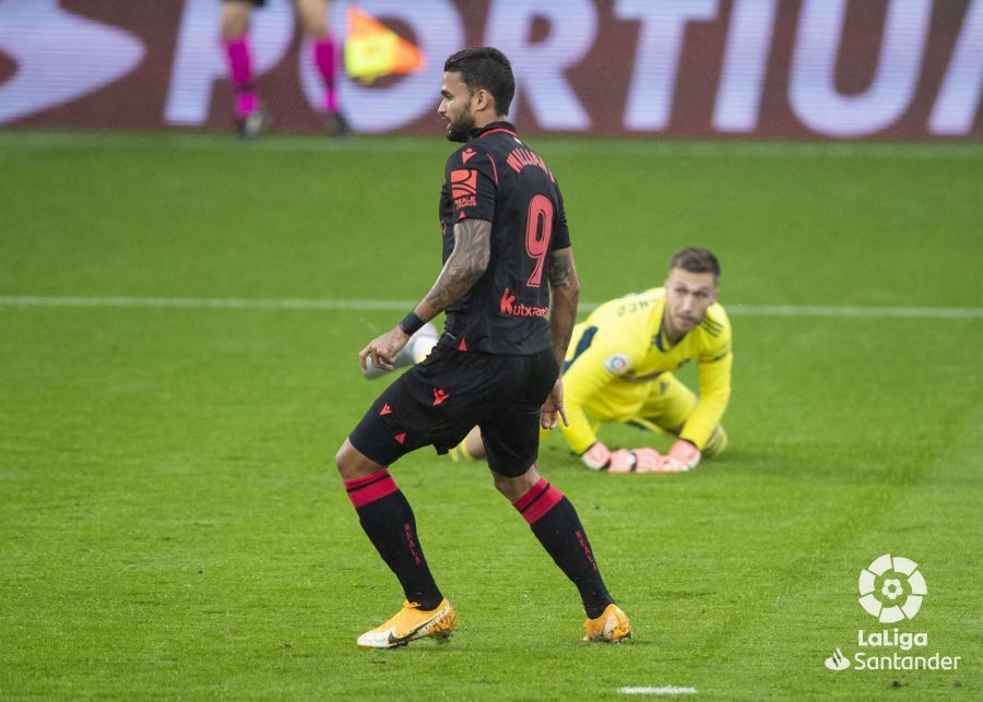 Willian José anotó dos goles en Balaídos.