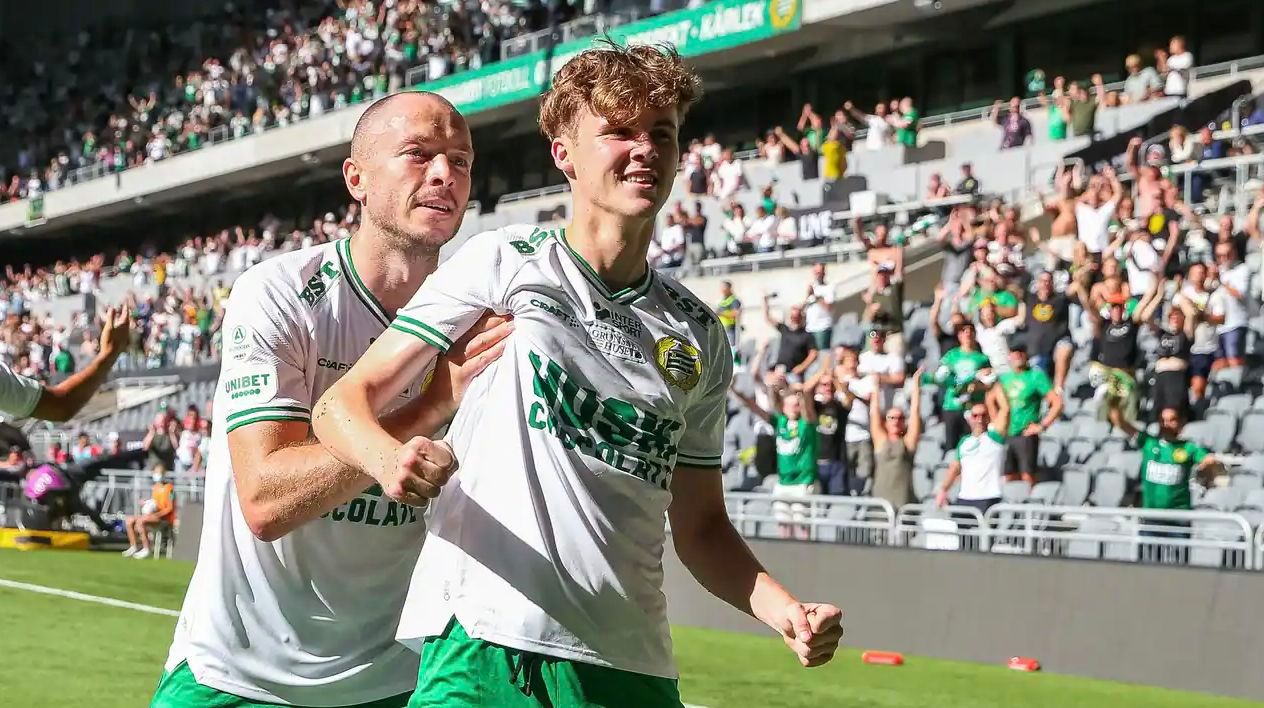 Williot Swedberg celebra un gol.