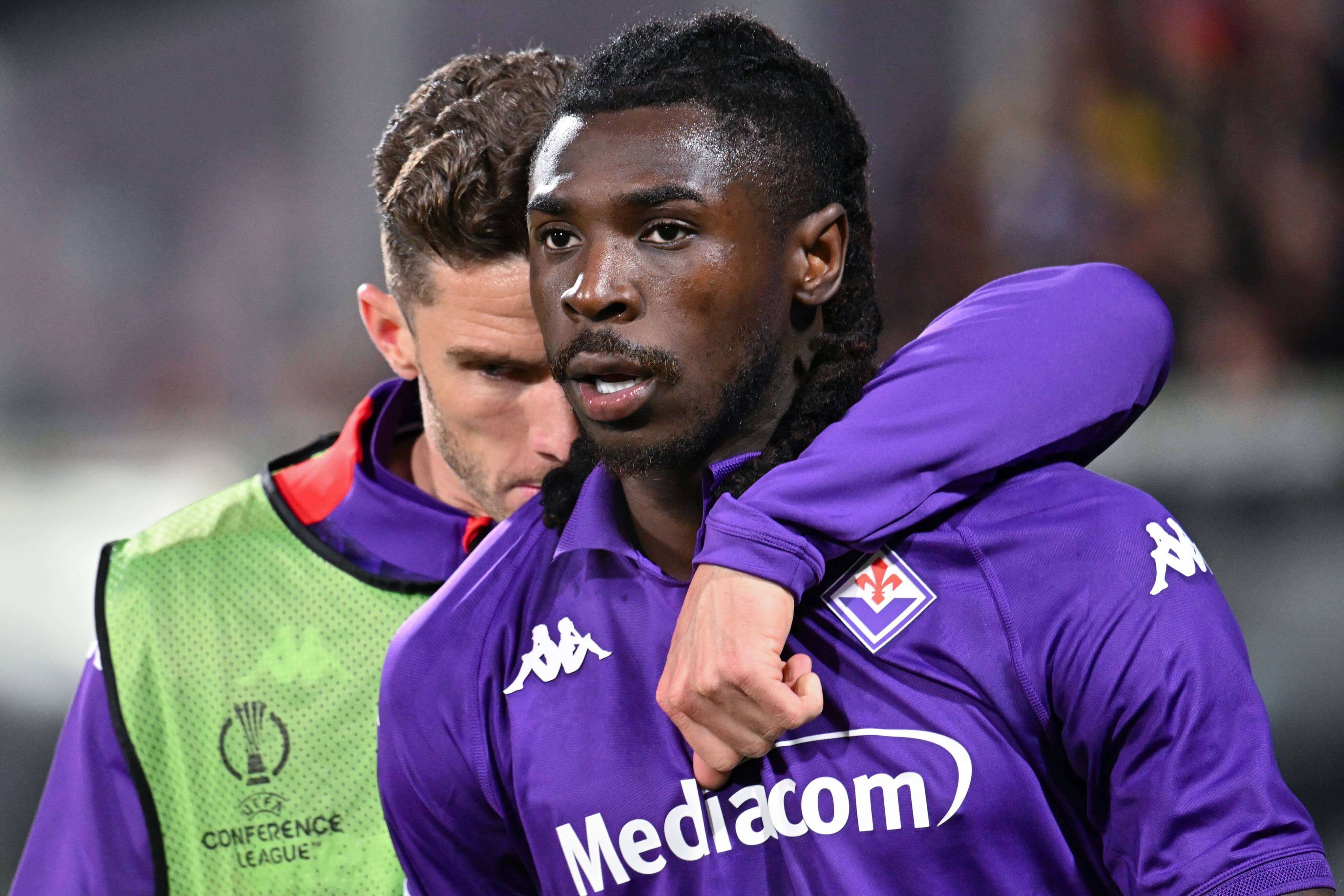  Moise Kean, con la Fiorentina.