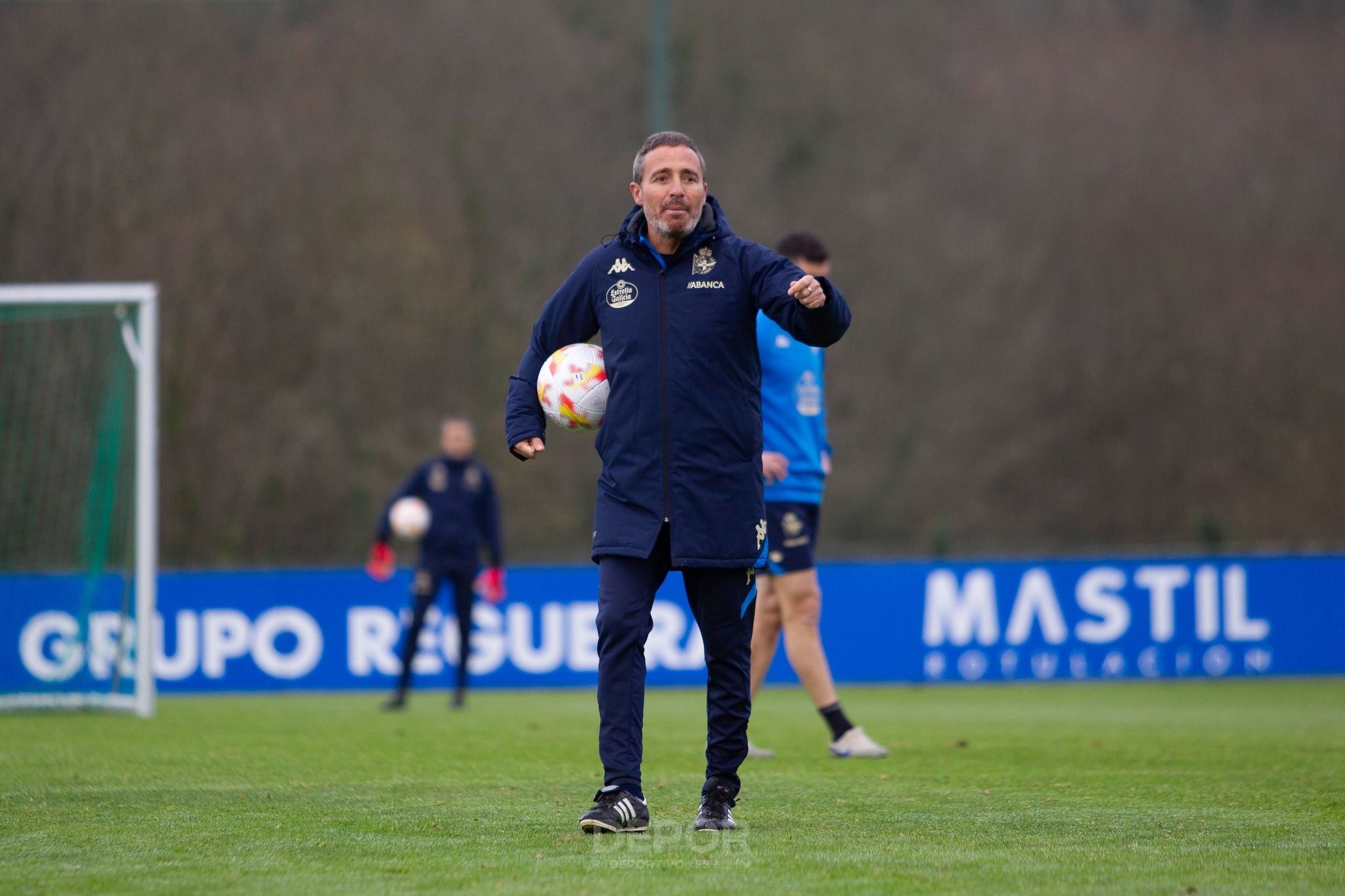 Óscar Cano, entrenador del Deportivo