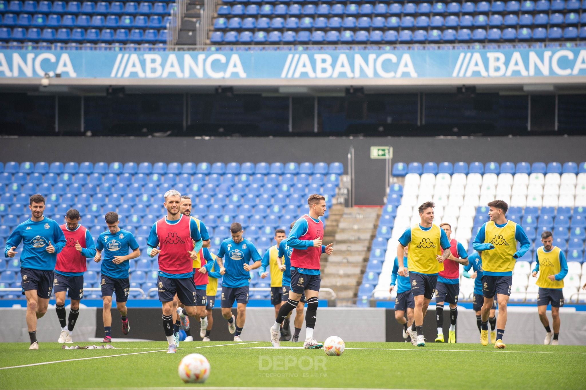  Entrenamiento del Deportivo en Riazor antes de enfrentarse al Córdoba