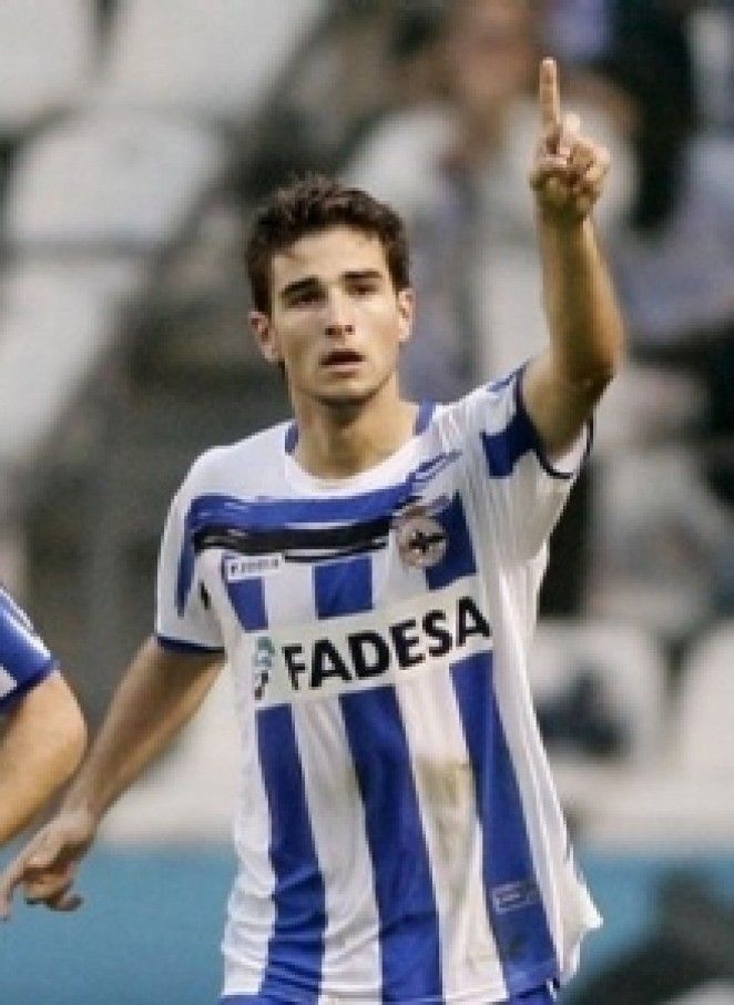  Antonio Barragán con el Dépor