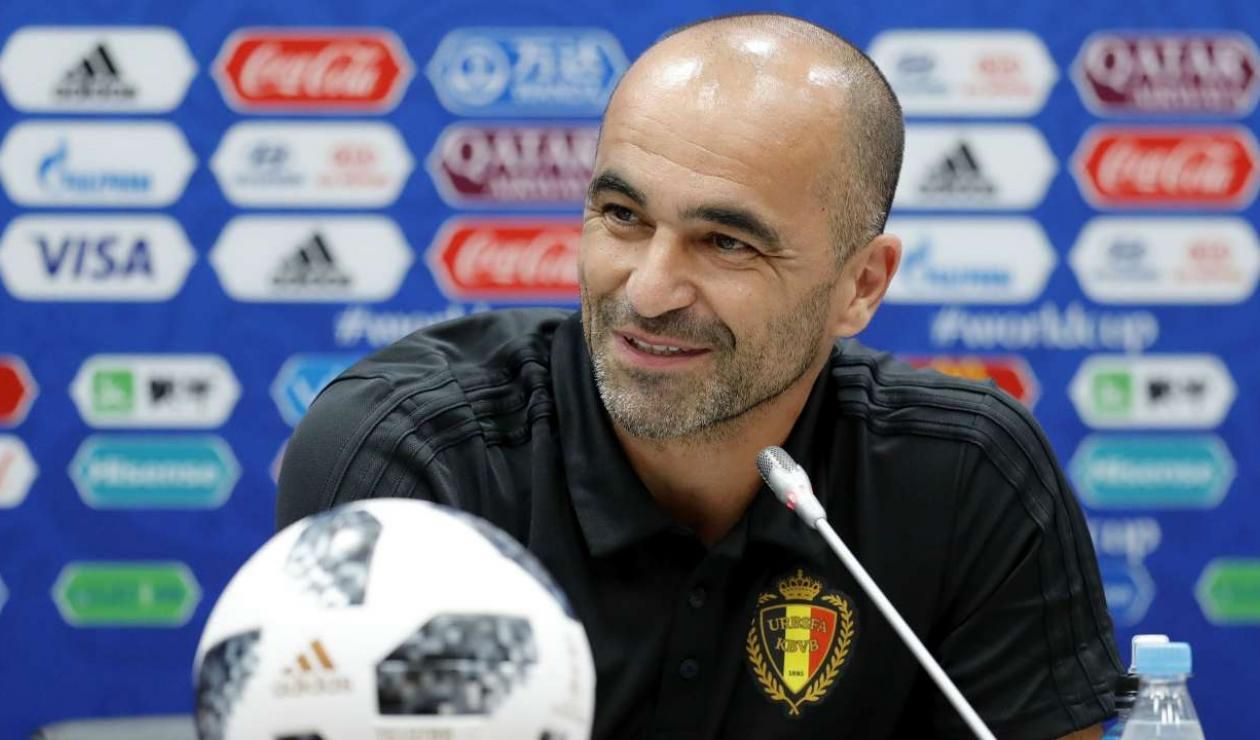  Roberto Martínez, durante una comparecencia pública.