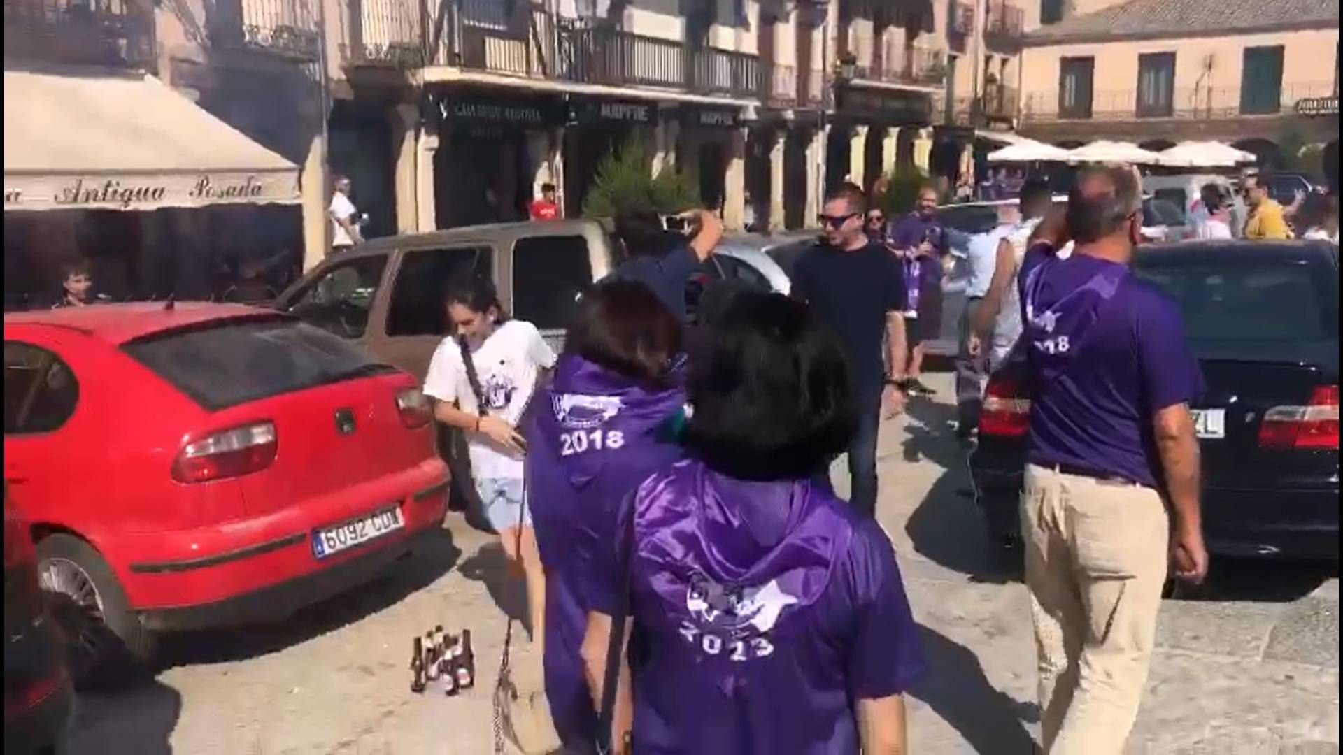  Afición del Santurtzi desplazada hasta Turégano.