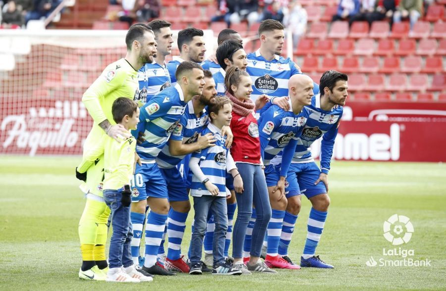  El once del Deportivo ante el Albacete.