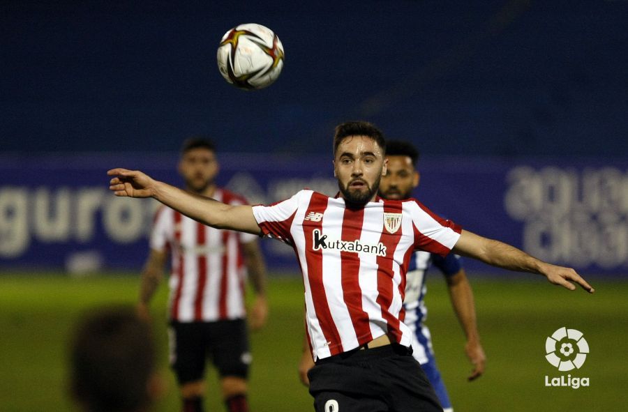  Unai Núñez, durante el Alcoyano-Ahtletic Club. Fue cambiado..