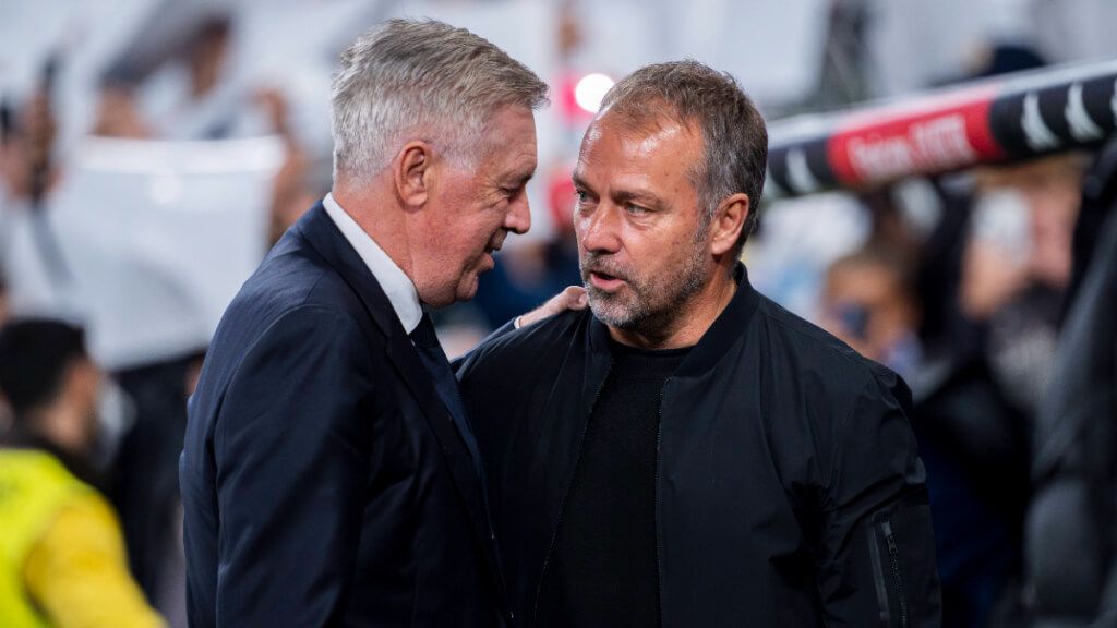 Carlo Ancelotti y Hansi Flick (Fuente: Cordon Press)