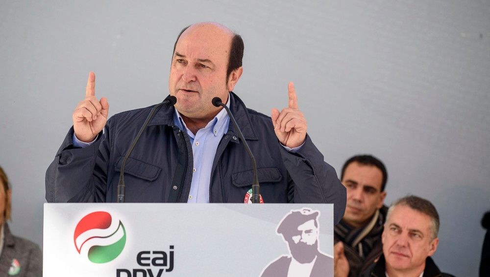 El presidente del PNV, Andoni Ortuzar, quien ha asegurado apoyar a Inglaterra en esta Eurocopa.