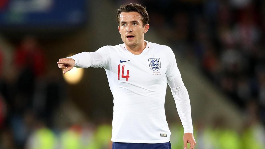 Ben Chilwell, con la selección inglesa.