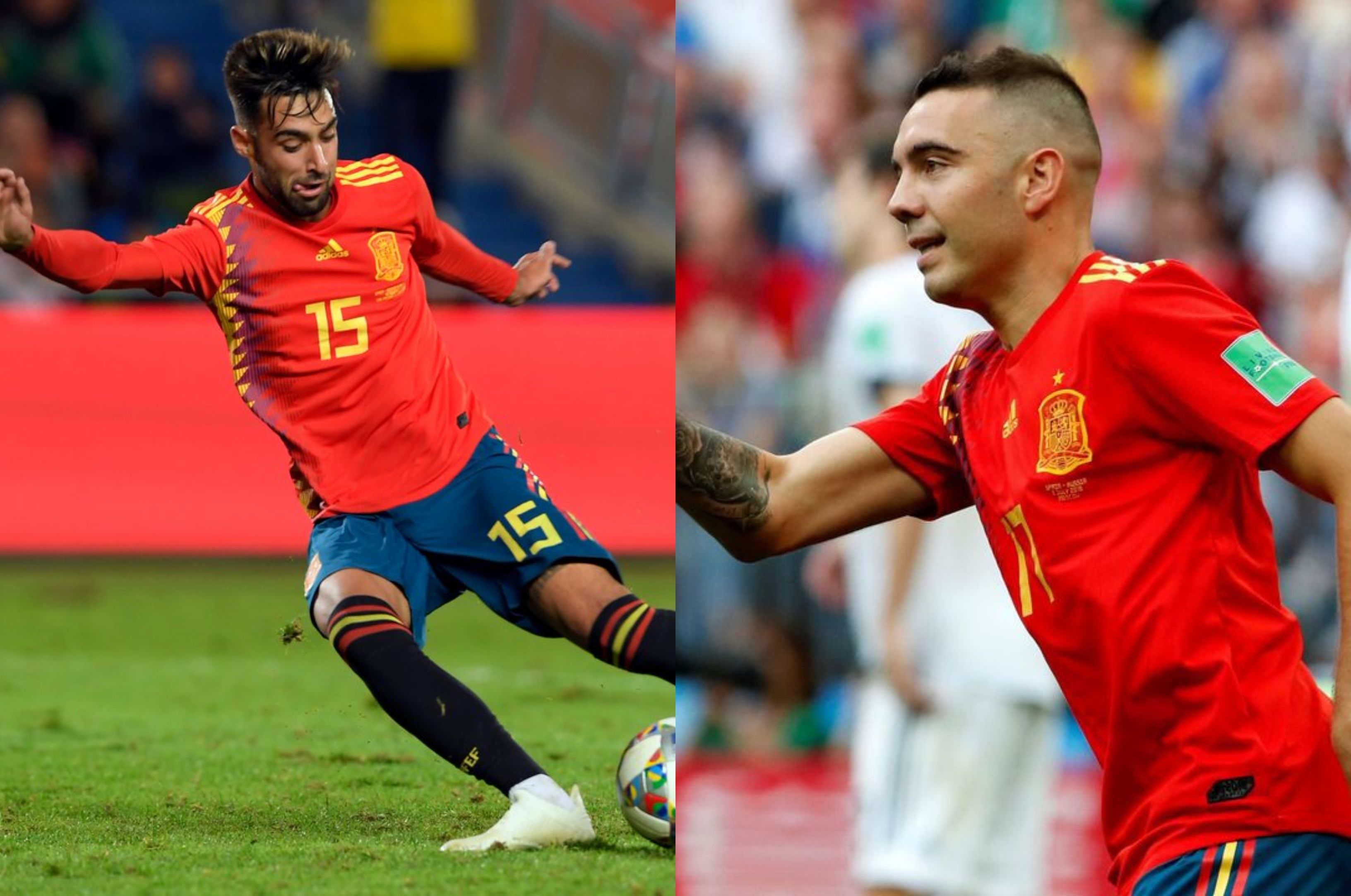  Brais Méndez y Aspas, con España. Ya fueron llamados en otras ocasiones por Luis Enrique.