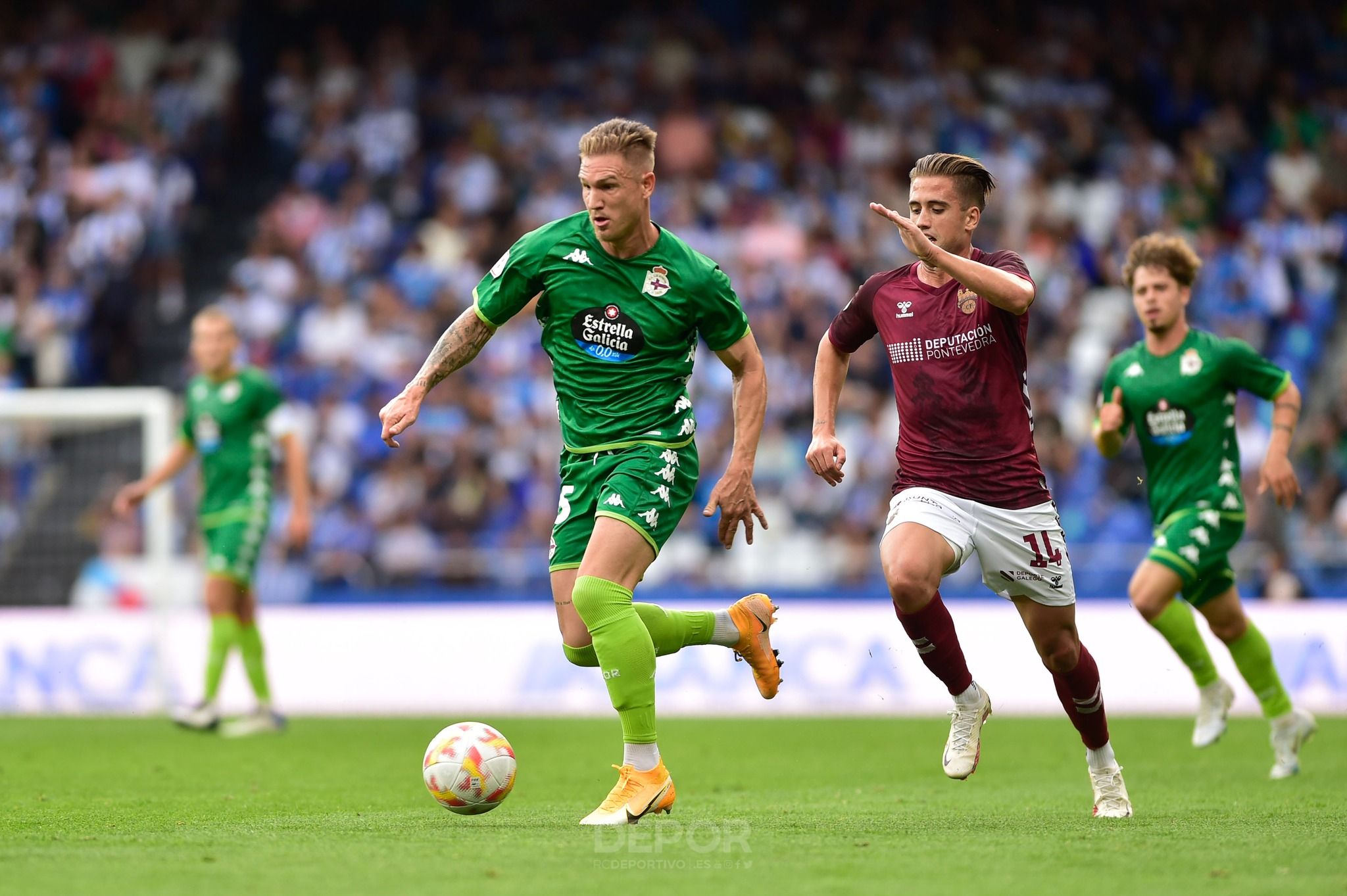  Raúl Carnero en el Deportivo-Pontevedra