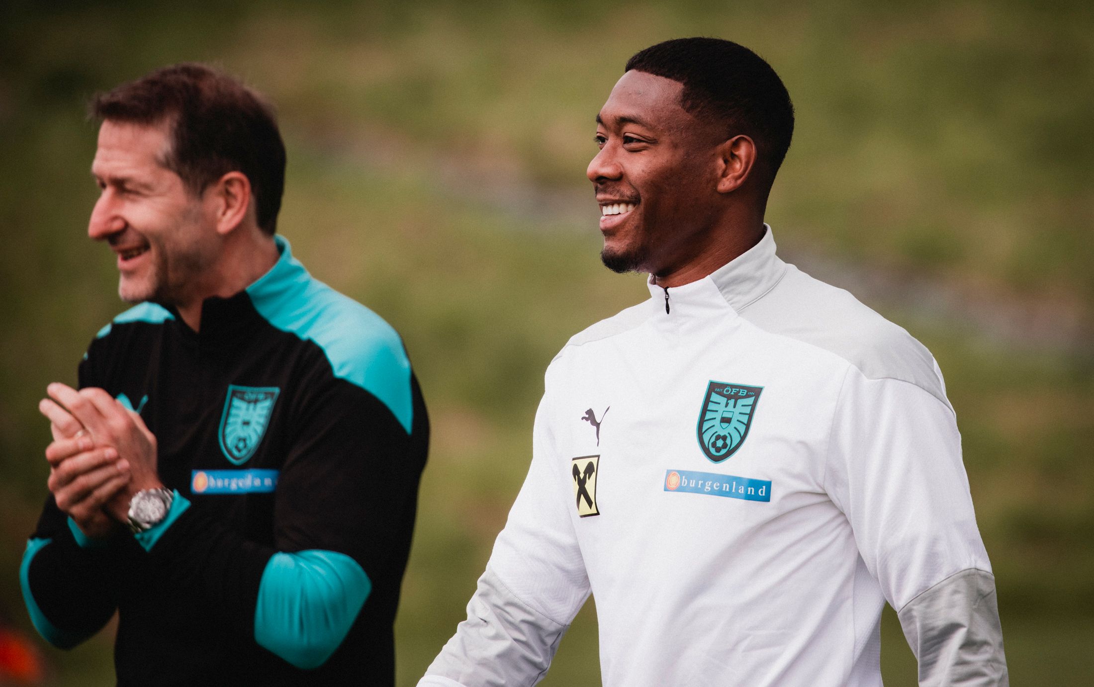  David Alaba con la selección de Austria.