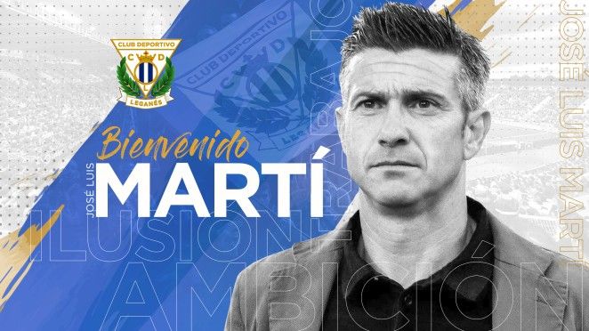  Pep Martí, entrenador del CD Leganés.