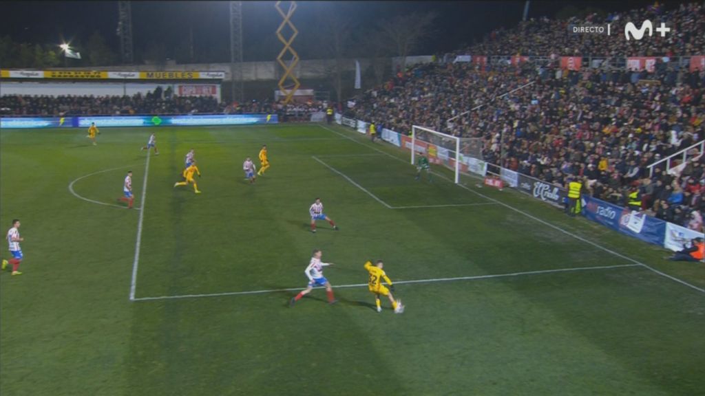  El gol anulado a Joao Félix ante el Barbastro. (Fuente: Movistar)