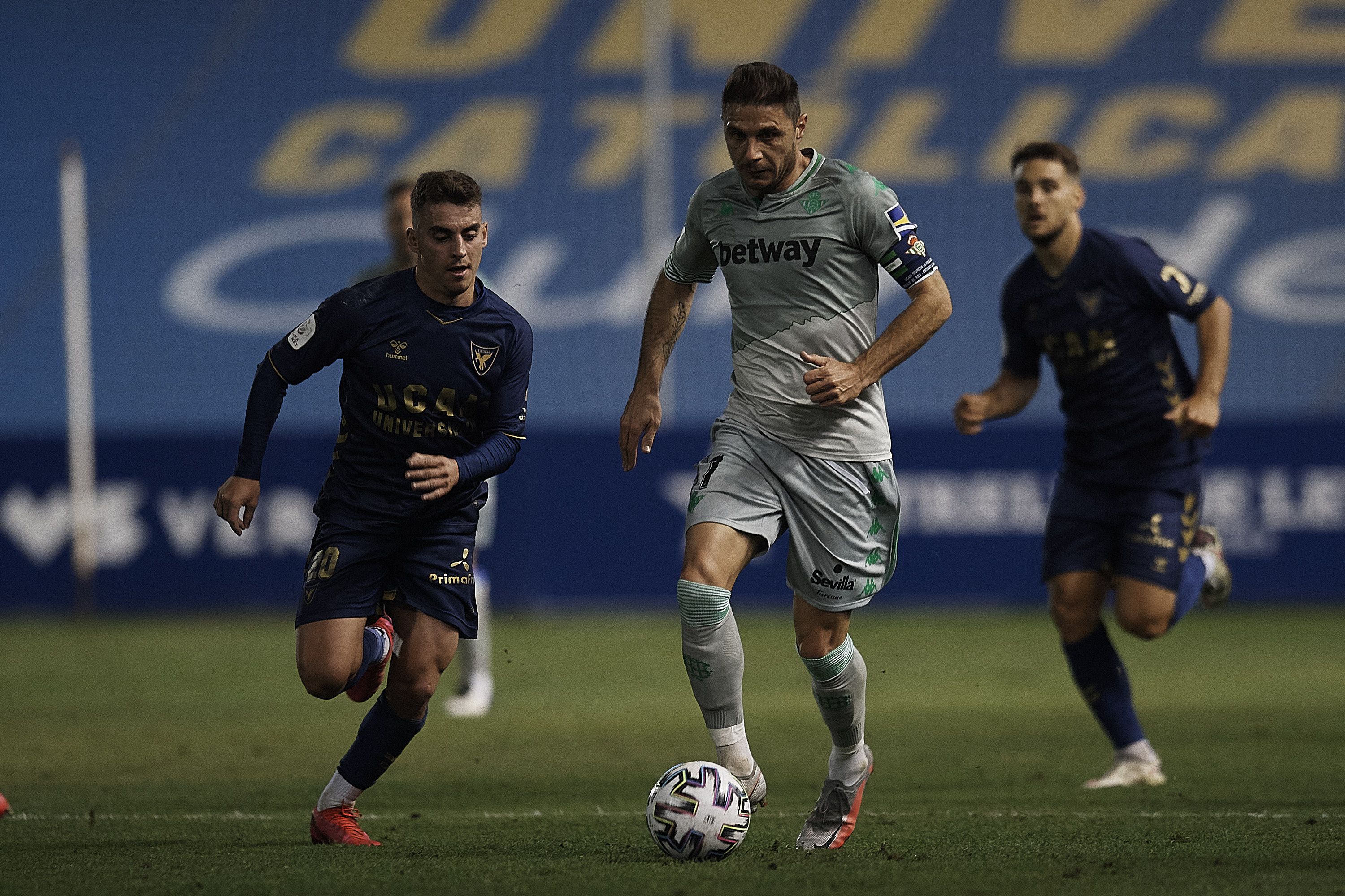 Joaquín, en el UCAM-Betis.