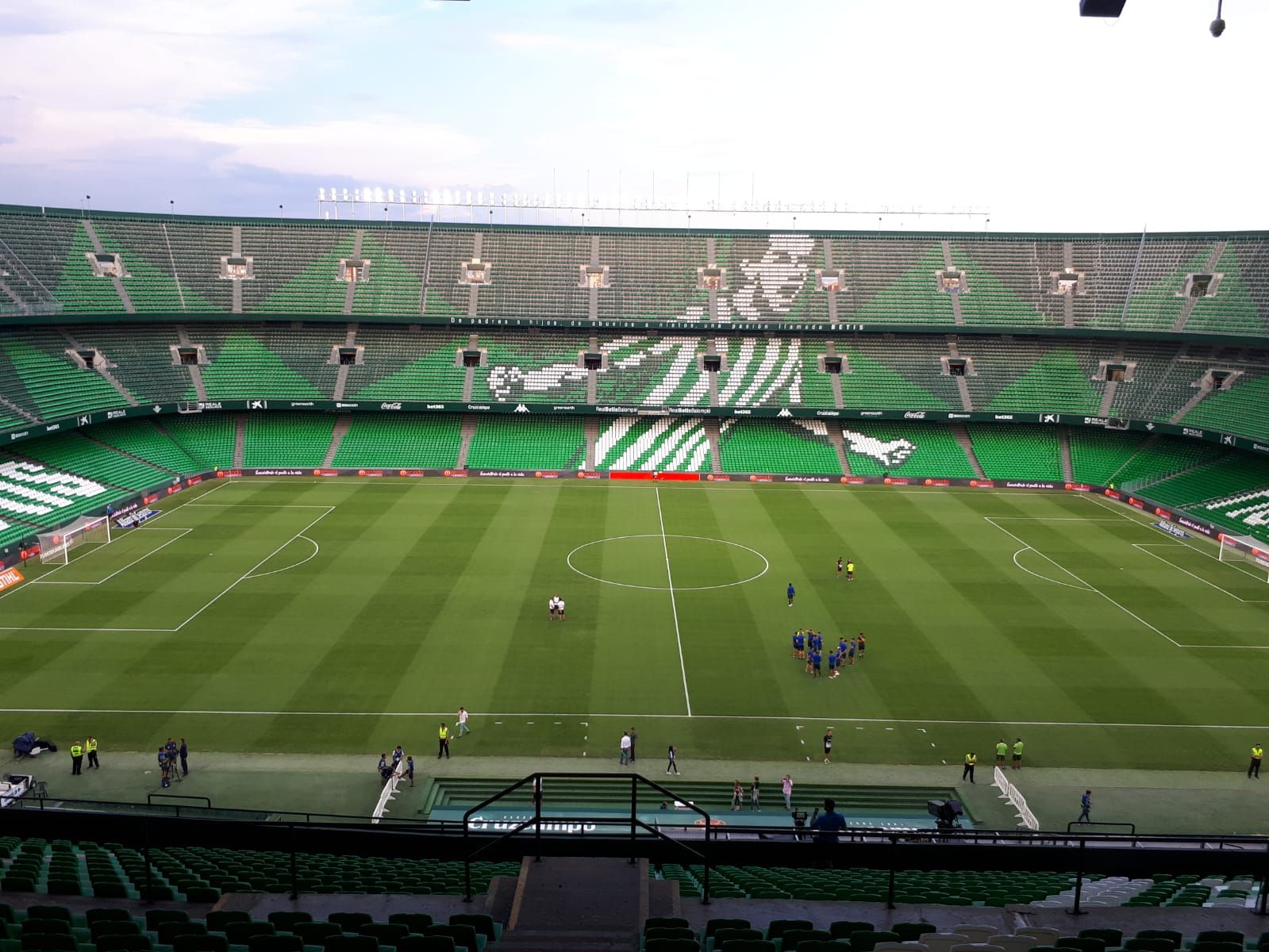 Estadio Benito Villamarín antes del partido contra el Leganés.