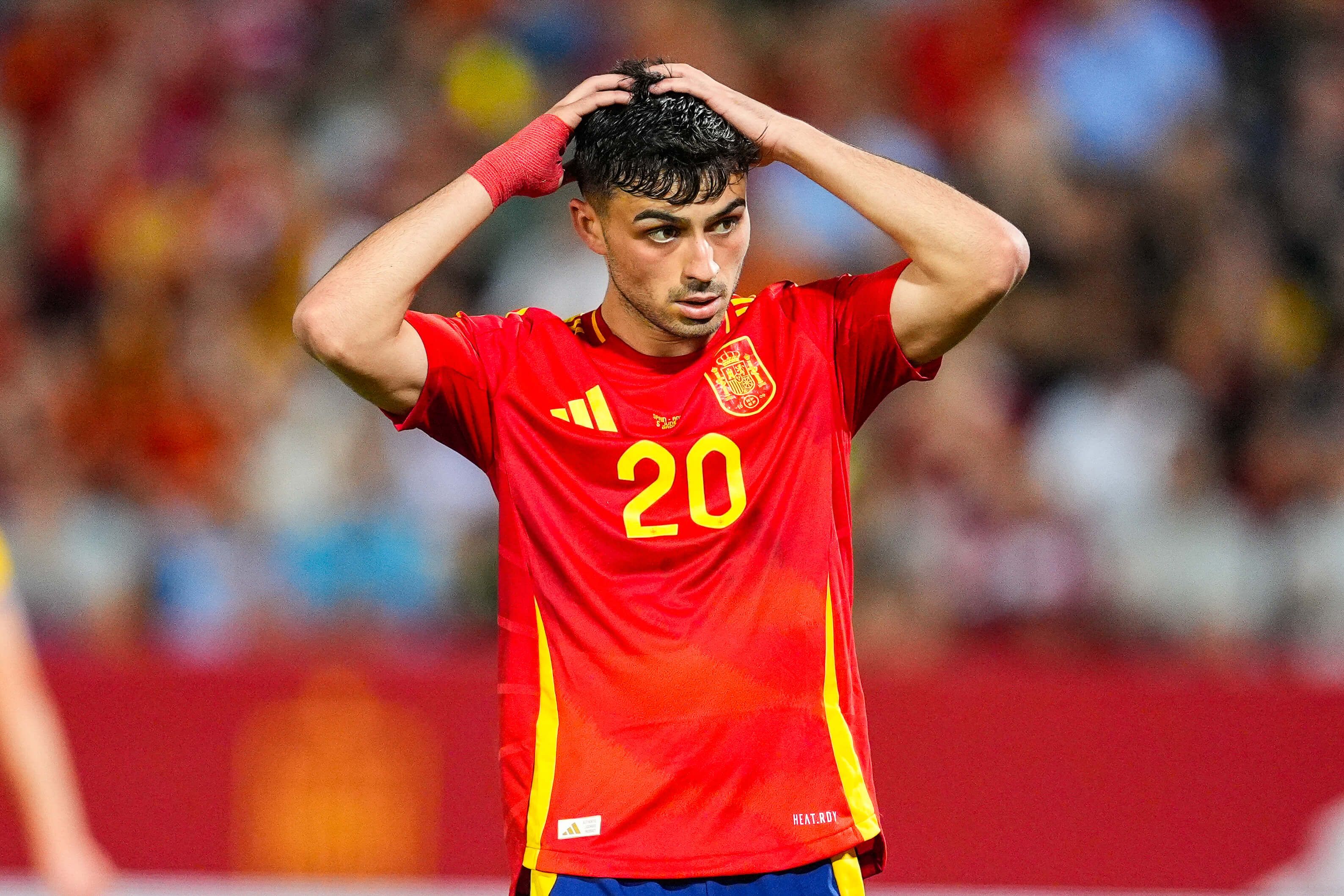  Pedri en el último partido de la Selección Española (Europa Press)