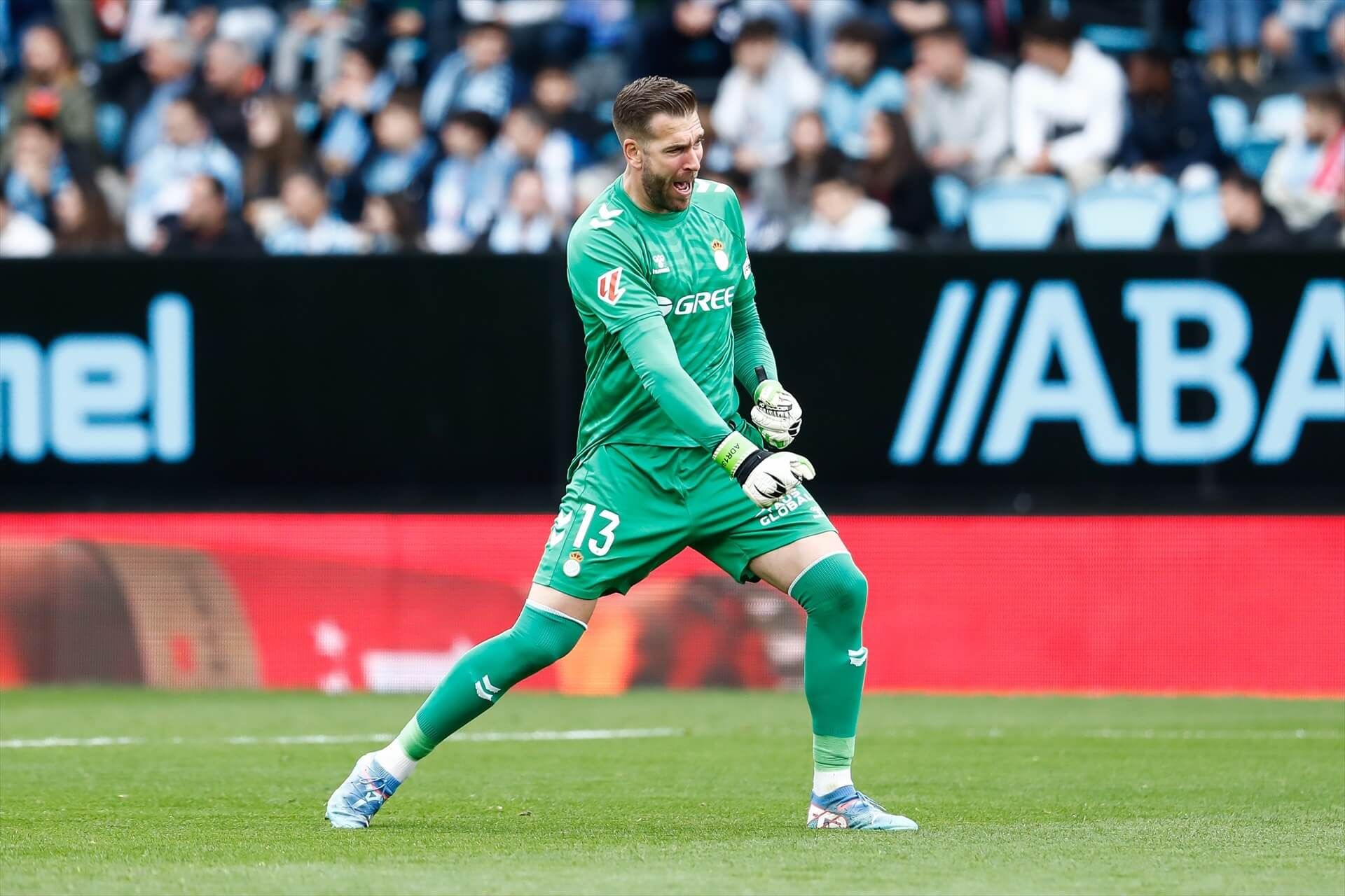  Adrián San Miguel, en el Celta-Betis.