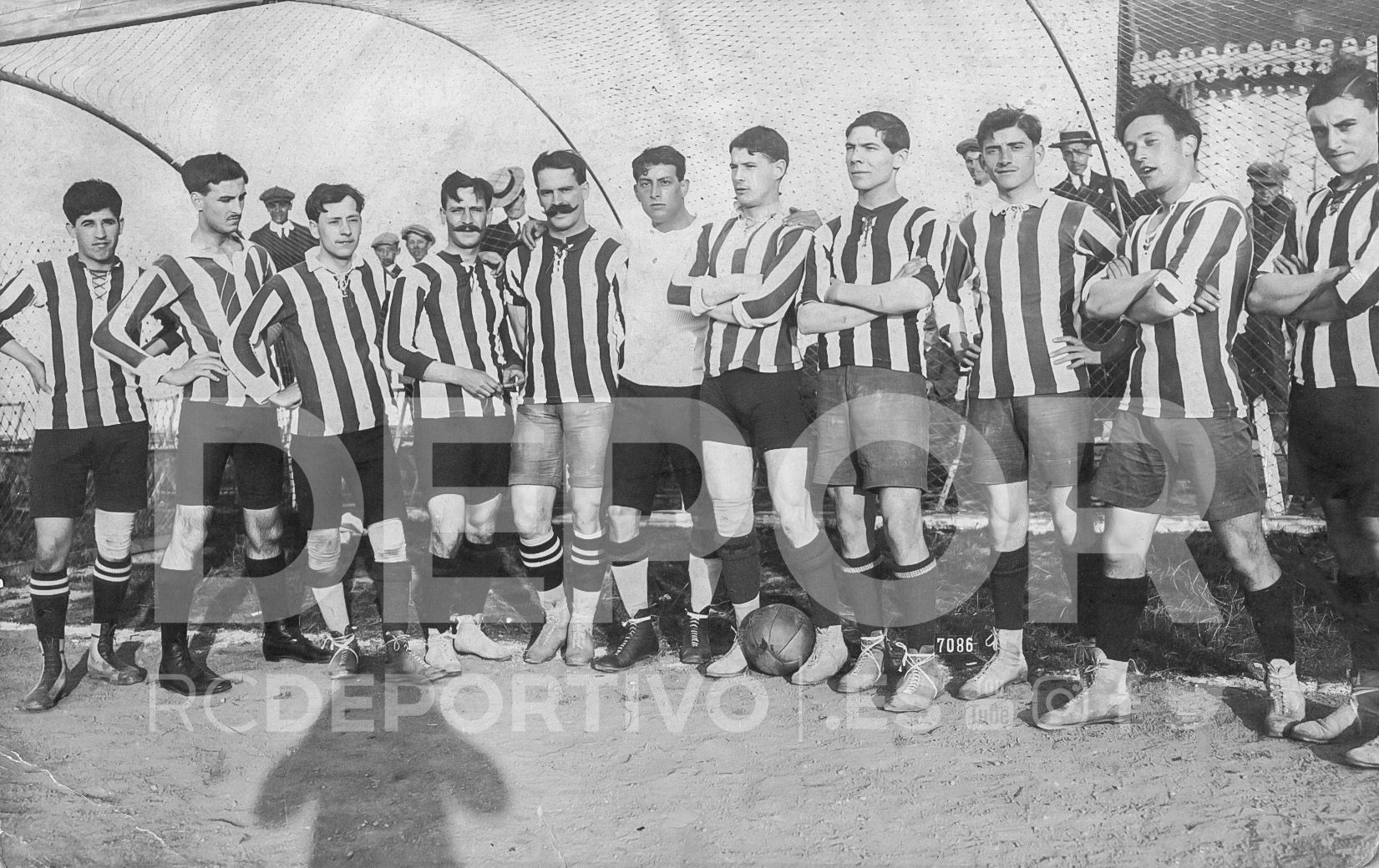  Once del Dépor en la final de la Copa España ante el Vigo en 1912