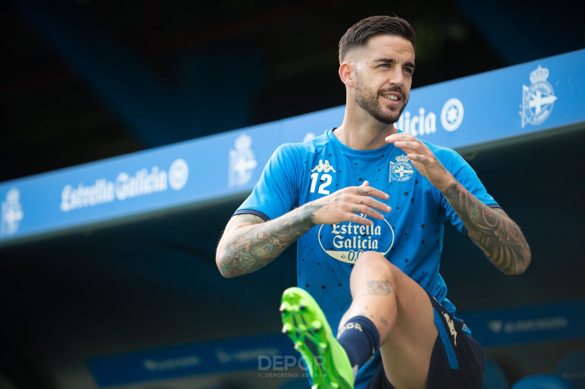  Borja Granero en su etapa en el Deportivo