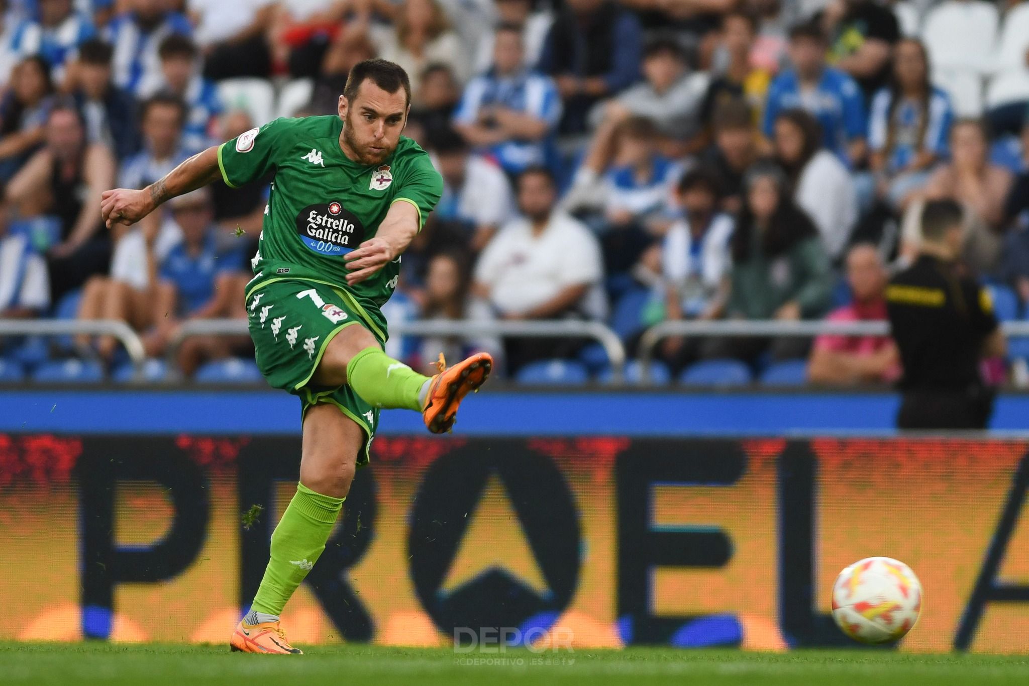 Ibai Gómez en el Deportivo-Pontevedra