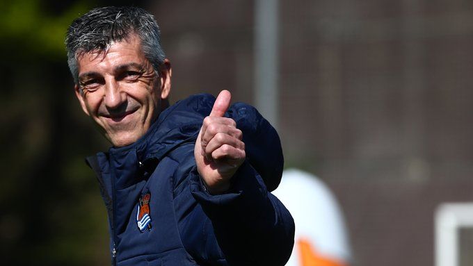  Imanol Alguacil, entrenador de la Real Sociedad, rival del Athletic Club en la final de Copa del 3 de abril.